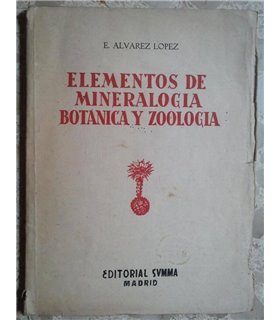 ELEMENTOS DE MINERALOGÍA, BOTÁNICA Y ZOOLOGÍA