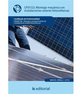 MONTAJE MECANICO EN INSTALACIONES SOLARES FOTOVOLTAICA