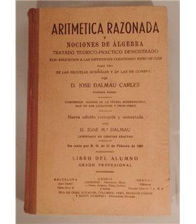 Aritmética Razonada y Nociones de Álgebra